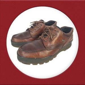 ECCO Track Gore-Tex Brown Leather Lace Up Sneaker Shoes Mens Euro 45‎ US 12